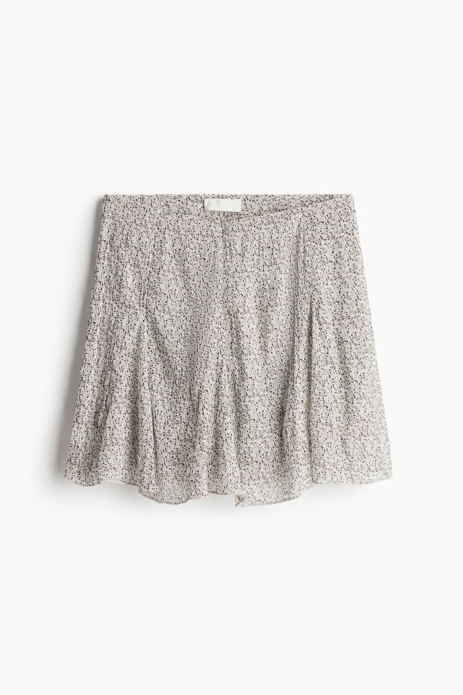 Flared mini skirt